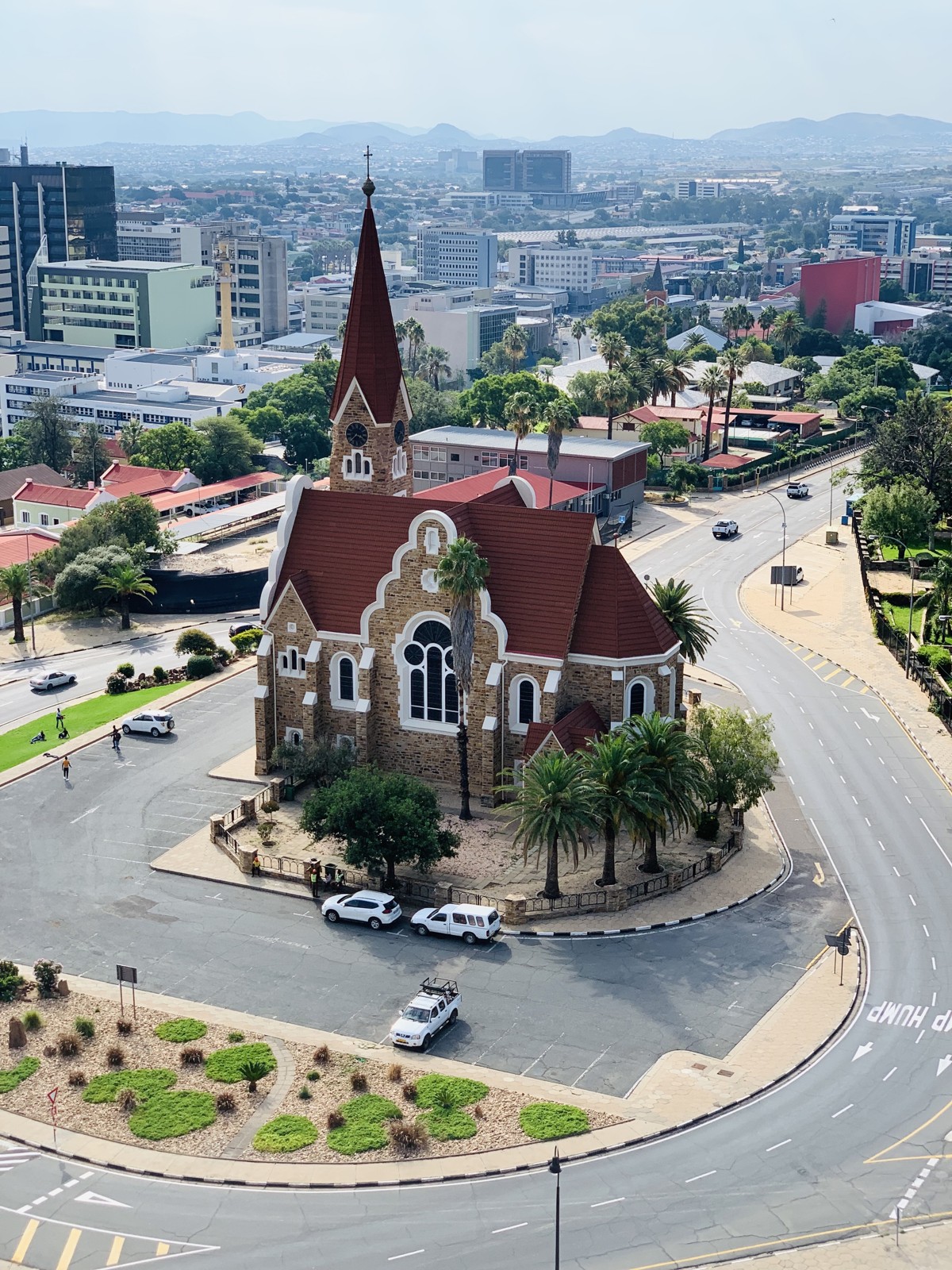 Christuskirche in Windhoek. Town-context image, not an accommodation photo.
